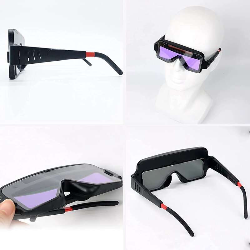 Automatic Darkening Dimming Welding Glasses Anti-glare Argon Arc Welding Glasses Welder Eye Protecti