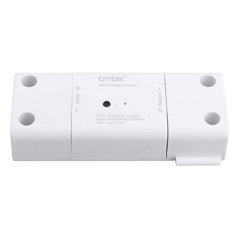 Lombex AC110-240V 10A WiFi Voice Control Timing Smart Light Switch Work with Alexa Google Assistant