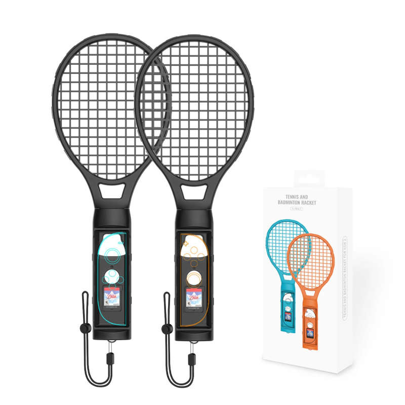 JYS JYS-NS2266 Switch2 Tennis Racket Grips Left and Right Dual Handles Mario Game Tennis Rackets Gam