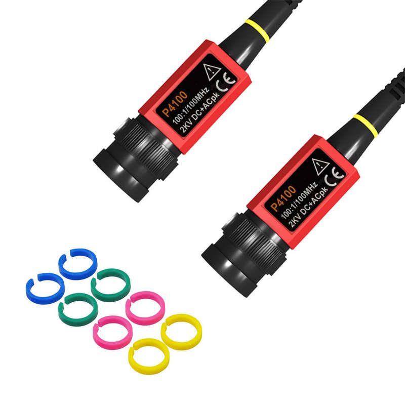 High Voltage Oscilloscope Probe P4100 Universal Compatibility 100 Megaohms Resistance 6 pF Capacitan