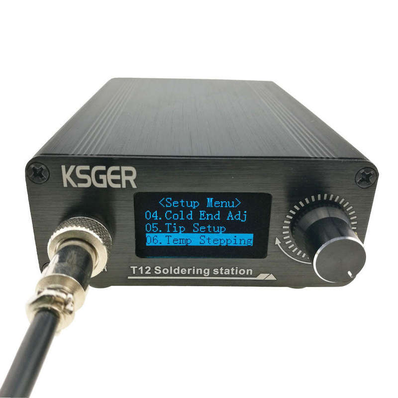 V2.1S T12 Digital Temperature Controller Soldering Station Electric Soldering Iron Tips T12-K + 907