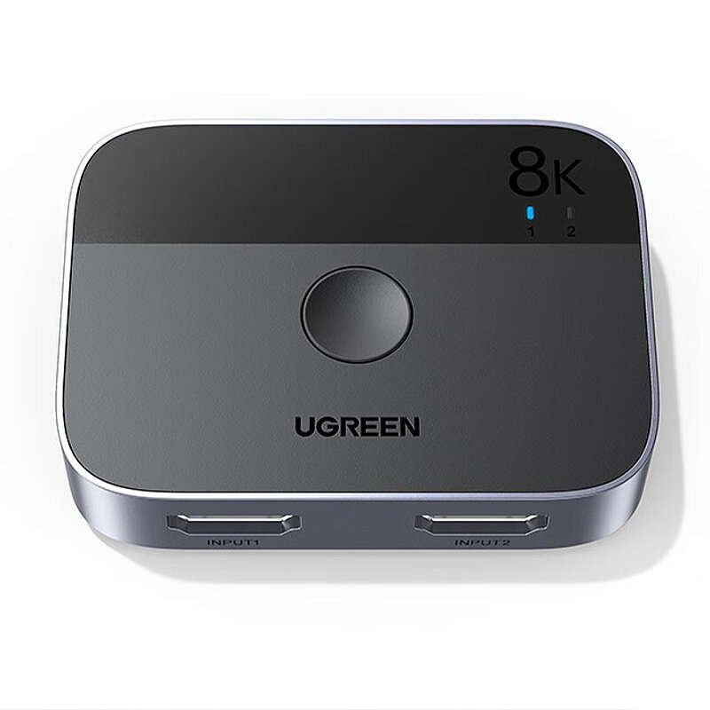 UGREEN CM561 8K HDMI-Compatible 2.1 Splitter Switch 8K@60Hz 4K@120Hz 2-in-1-out for TV Xiaomi Xbox S