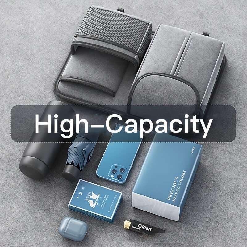 Gray Car Seat Storage Bag Car Hanging Storage Bag Car Storage Bag Hanging