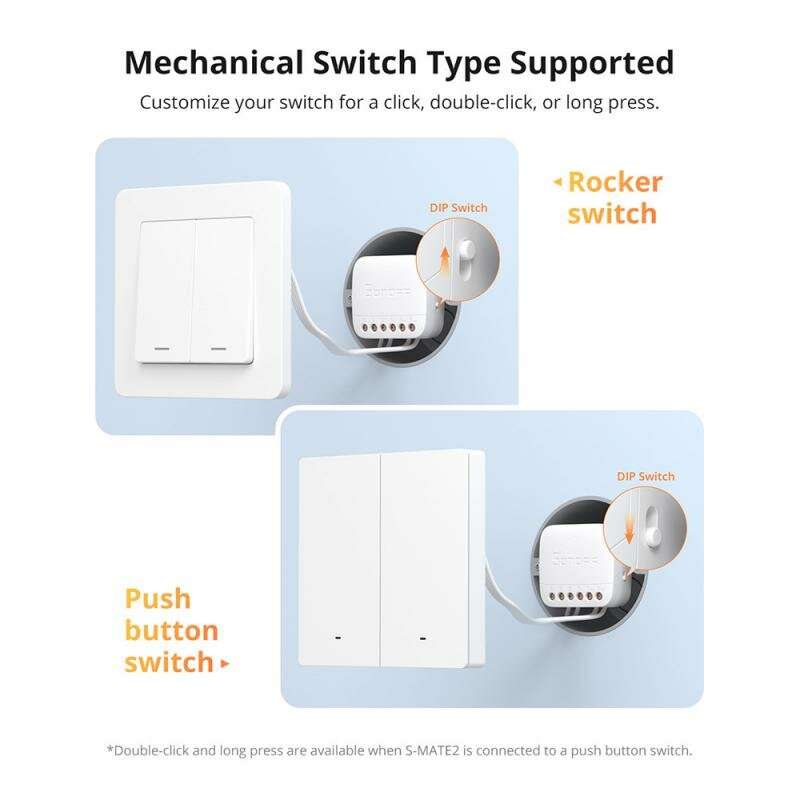 SONOFF S-Mate2 eWeLink Remote Control via Smart Switch for Smart Home Work with Alexa Google Home IF