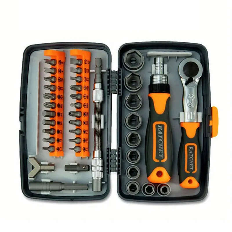38 In 1 Mini Screwdriver Set Home Tool For Home Repair Multi Tool Bits Ratcheting Screwdriver Sets W