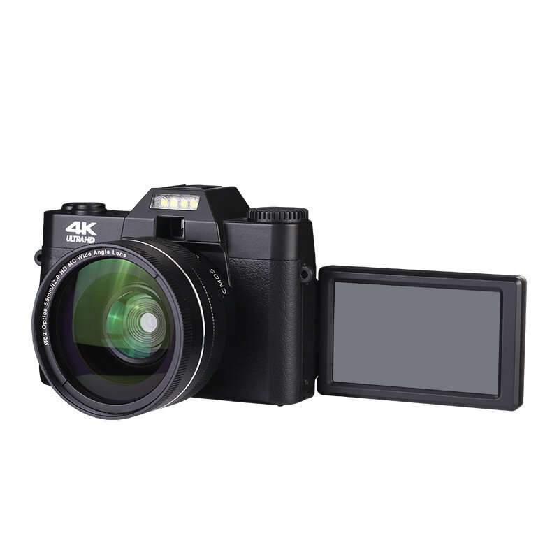 48MP 4K HD Digital Camera Vlogging Camcorder 30FPS Wi-Fi 16X Zoom Video Camera Camcorder Recording C