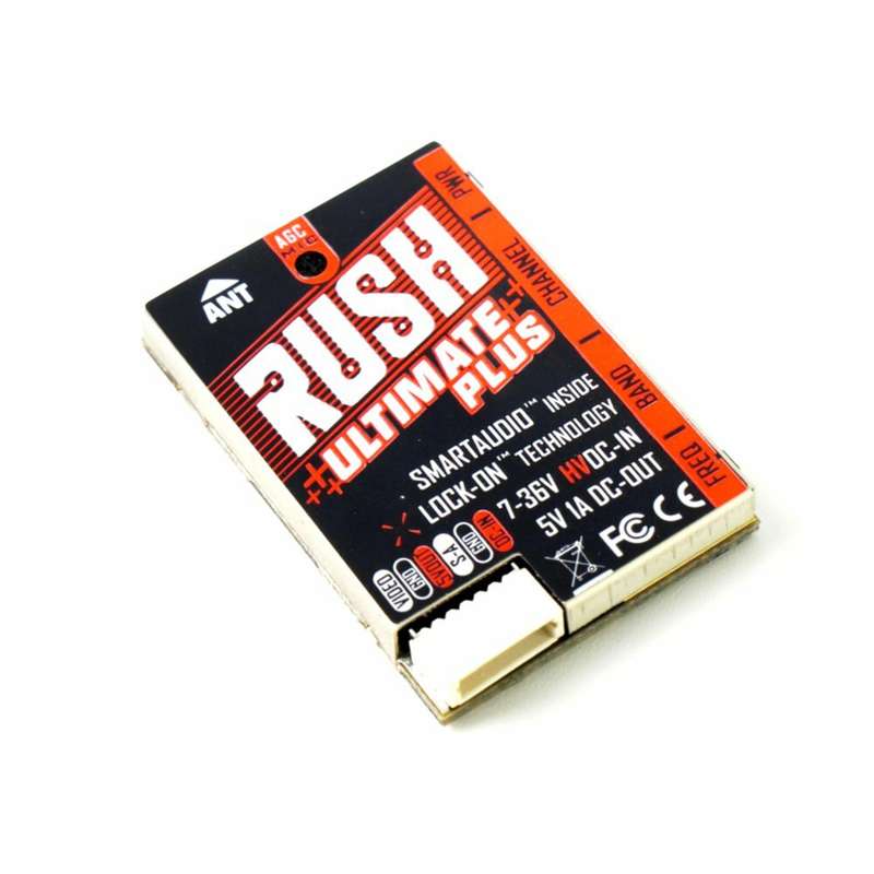 RUSH TANK PLUS 5.8GHz 48CH Smart Audio 0/25/200/500/800mW Switchable FPV Transmitter VTX Built-in AG
