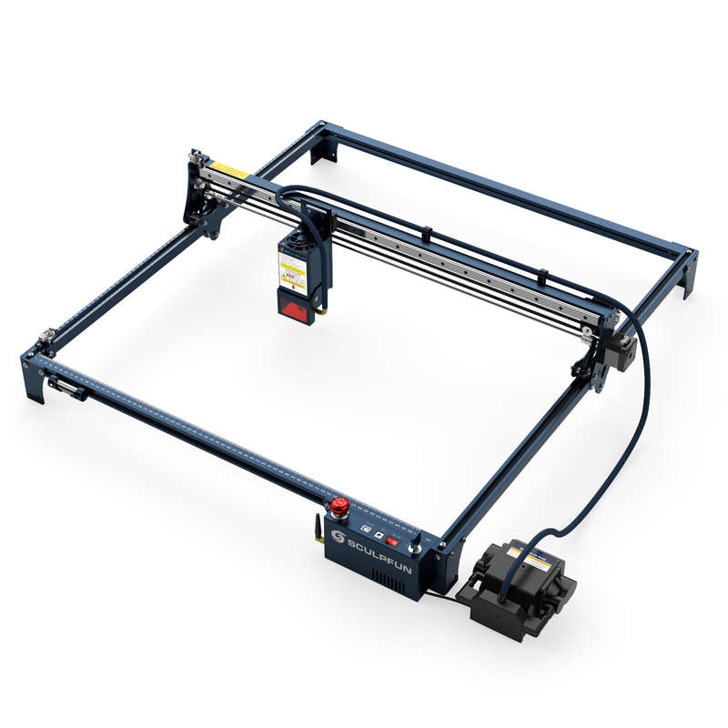 SCULPFUN S30 Ultra-22W Laser Engraving Machine 600x600mm Engraving Area Laser Cutter Automatic Air A