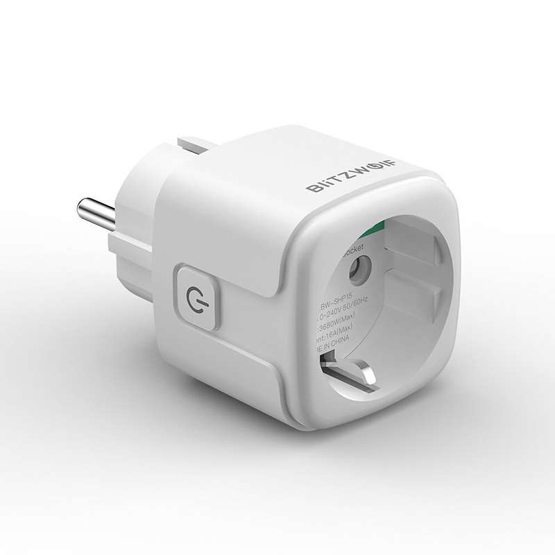 BlitzWolf BW-SHP15 Zigbee 3.0 16A 3680W Smart Plug Wireless Power Socket Outlet EU Plug APP Remote C