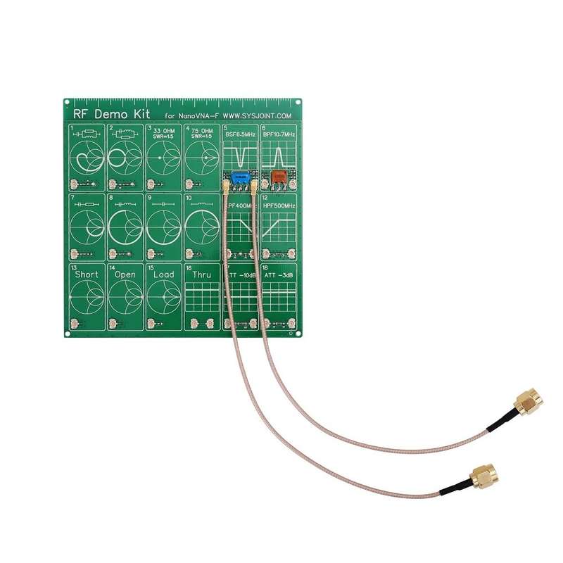 Professional RF Demo Kit NanoVNA RF Tester Board Filter Attenuator for NanoVNA-F Vector Network Anal