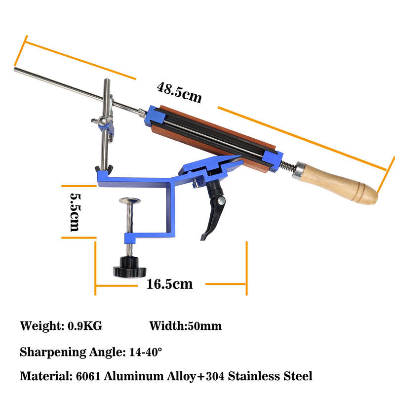 Cutter Sharpener Sharpening System Tools Fix-angle Whetstone Grinder with Grind Stones
