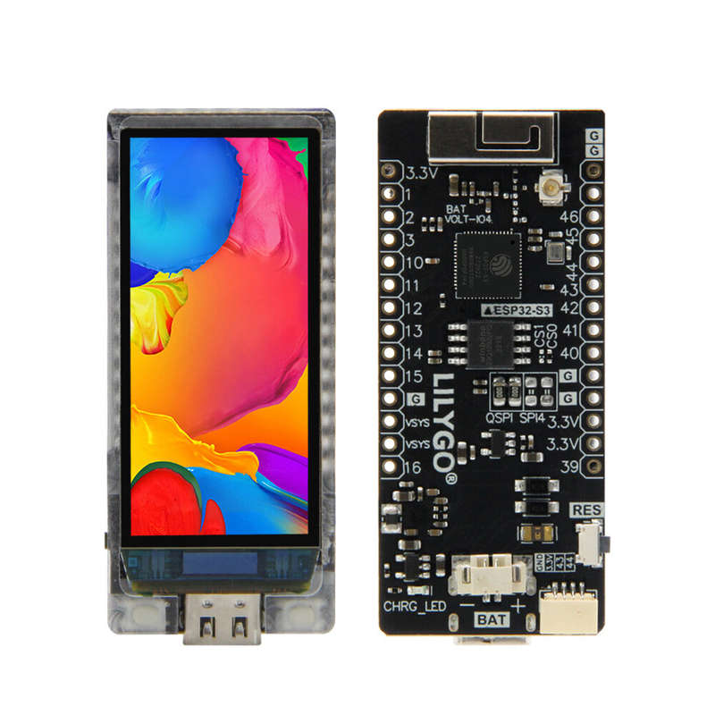LILYGO T-Display-S3 AMOLED ESP32-S3 1.9 inch RM67162 Display Development Board OLED WIFI Bluetooth 5