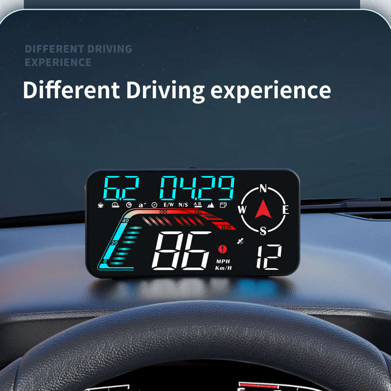 G12 Car HUD Display GPS Speedometer Speed Warning Universal Head-Up Display GPS HUD Digital Speedome