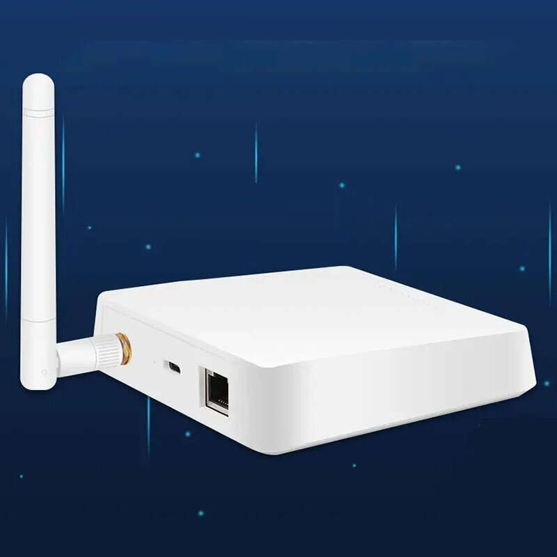 T1 Tuya Smart Zemismart Zigbe Hub with Antenna Smart Home Bridge Wired Gateway with Network Cable Vo