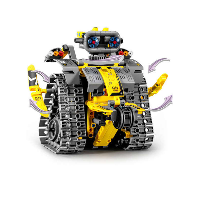 3in1 2.4GHz 4CH Technical RC Car Robot Racing Car Stem Building Blocks Toys Remote Control Truck Bri