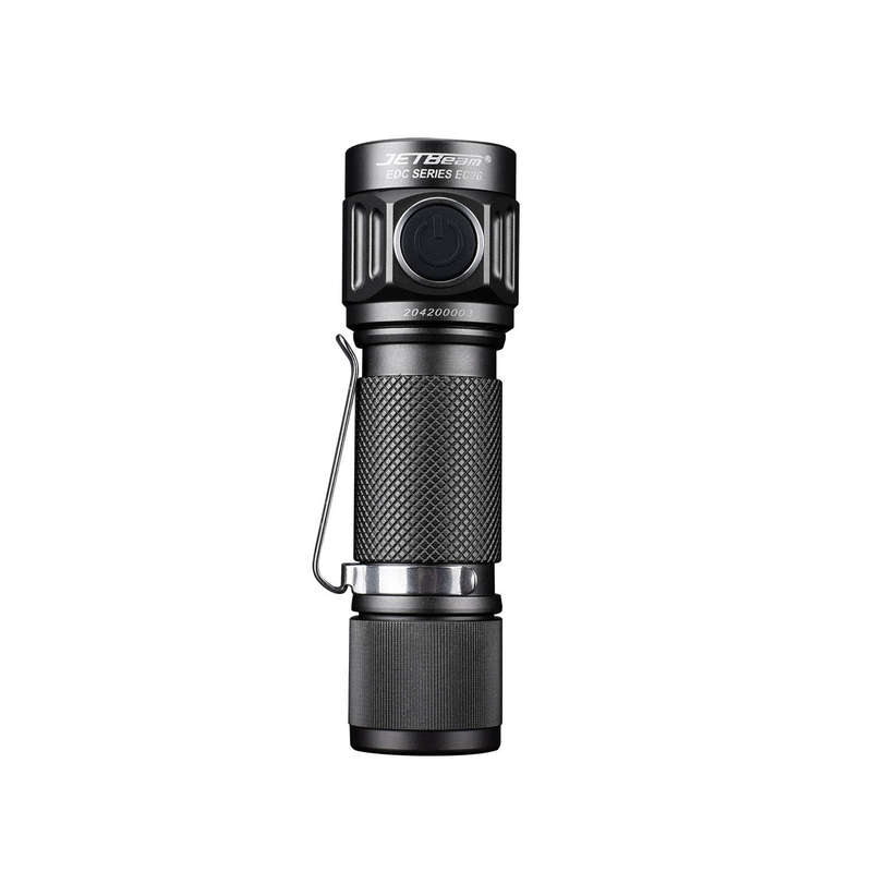 JETBEAM EC26 4* XPL HI 3600LM 268m EDC Powerful LED Flashlight IPX8 Waterproof Outdoor Magnetic Repa
