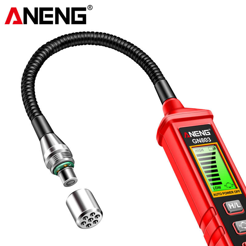 ANENG GN803 Combustible Gas Leak Detector High Sensitivity 300-10000PPM Alcohol Ethanol Detection Ad