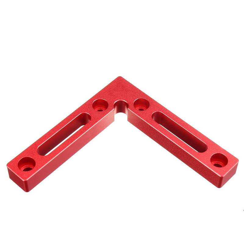 Drillpro Upgrade Aluminium Alloy 90 Degree 120x120mm Precision Clamping Square Woodworking L-Shaped