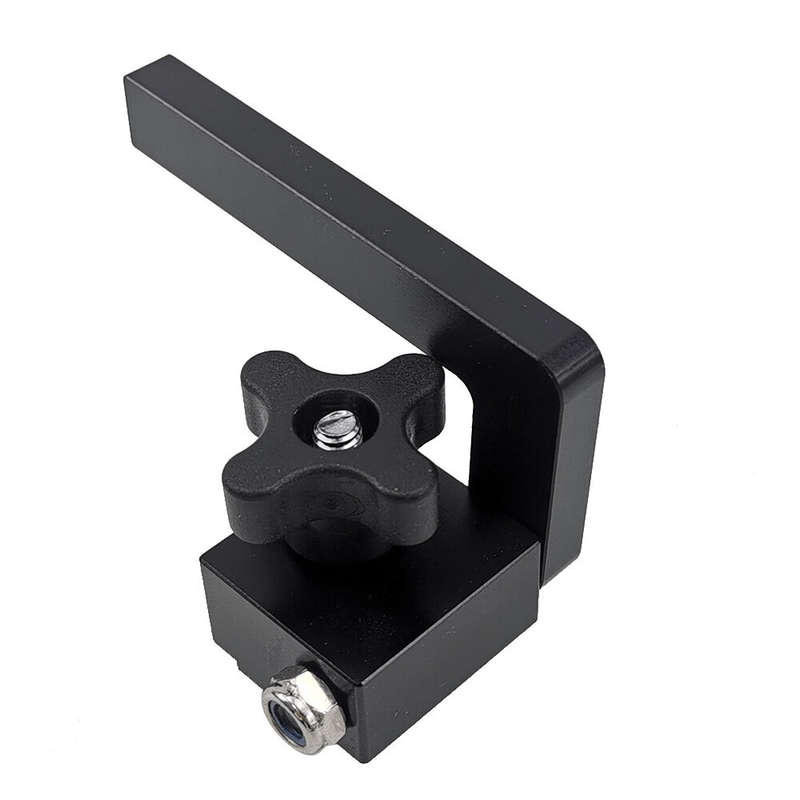 ENJOYWOOD Aluminium Alloy Miter Track Stop Fixed T-Slot Track Woodworking Limiter for 19mm Manual T-