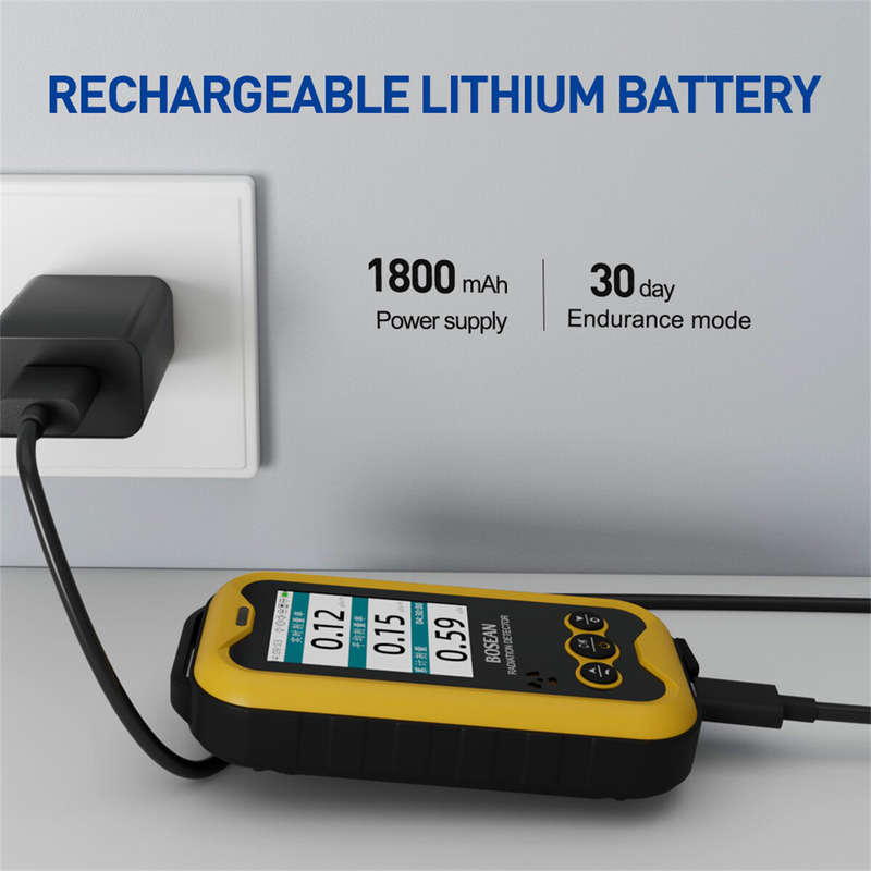 FS-5000 Nuclear Radiation Tester 2.4-inch TFT LED Glass Geiger Counter High Sensitivity Reliable Dos