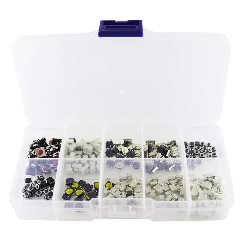 100PCS 10 Specifications Car Remote Control Key Touch Switches Buttons Touch Key Component Package