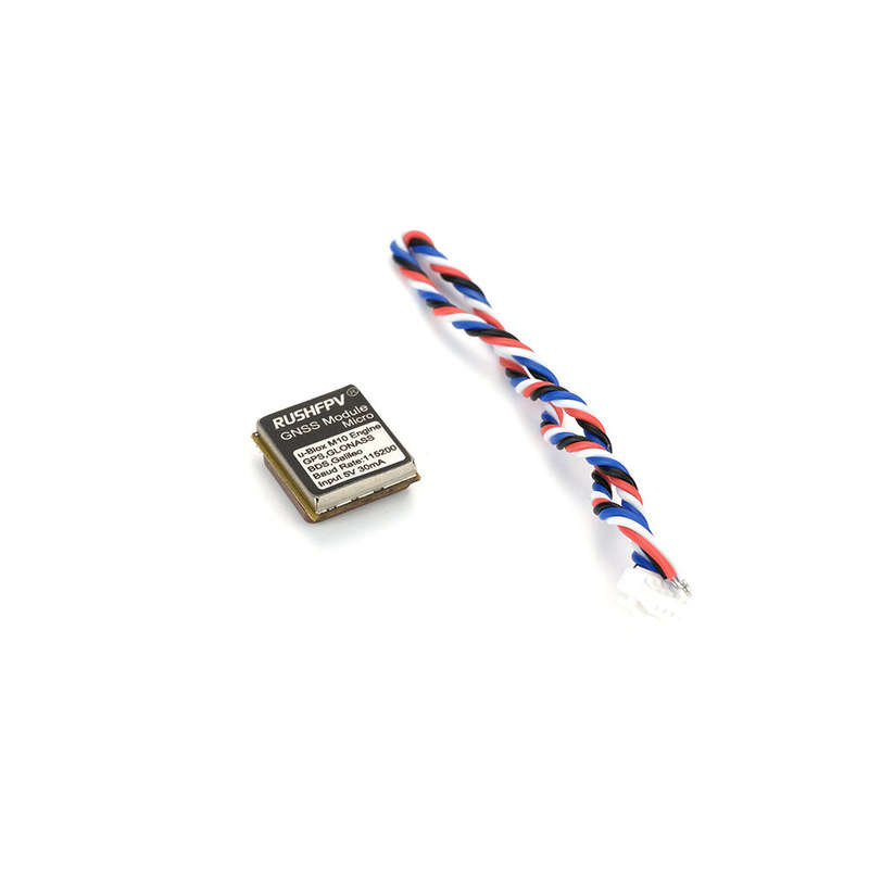 RUSHFPV GNSS Micro M10 GPS Module 10HZ Rate Built-in Ceramic Antenna for RC FPV Freestyle Drone DIY