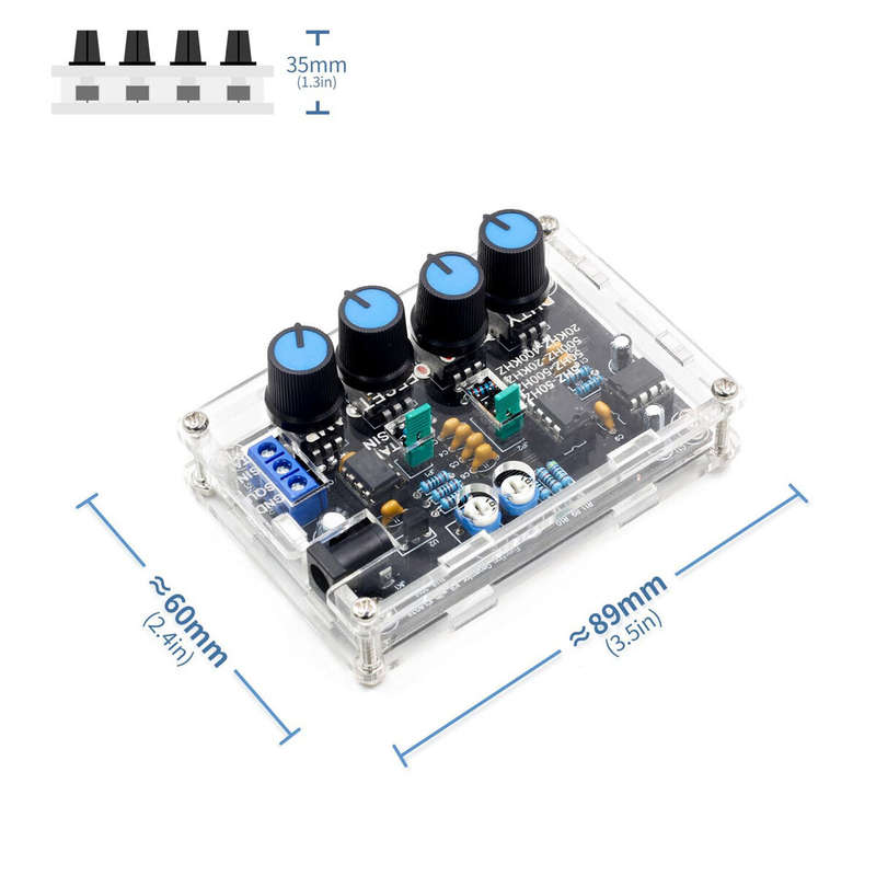 FNIRSI Signal Generator DIY Kit with ICL8038 High-Speed Op Amp Adjustable Frequency 5Hz-400KHz Duty