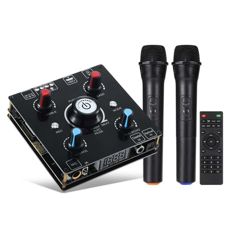 100W Power Amplifier bluetooth Amplifier HIFI Lossless Audio HDMI ARC OPT Wireless Karaoke Amplifier