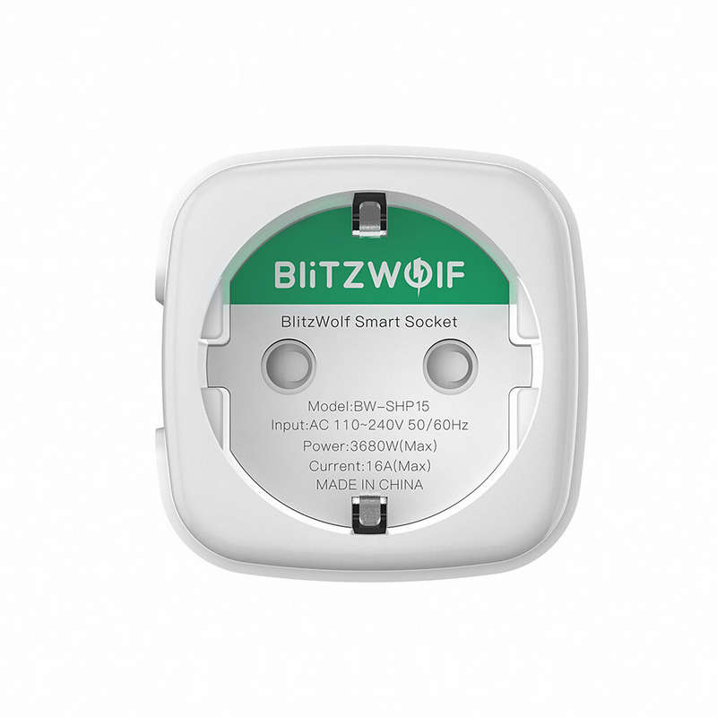 BlitzWolf BW-SHP15 Zigbee 3.0 16A 3680W Smart Plug Wireless Power Socket Outlet EU Plug APP Remote C