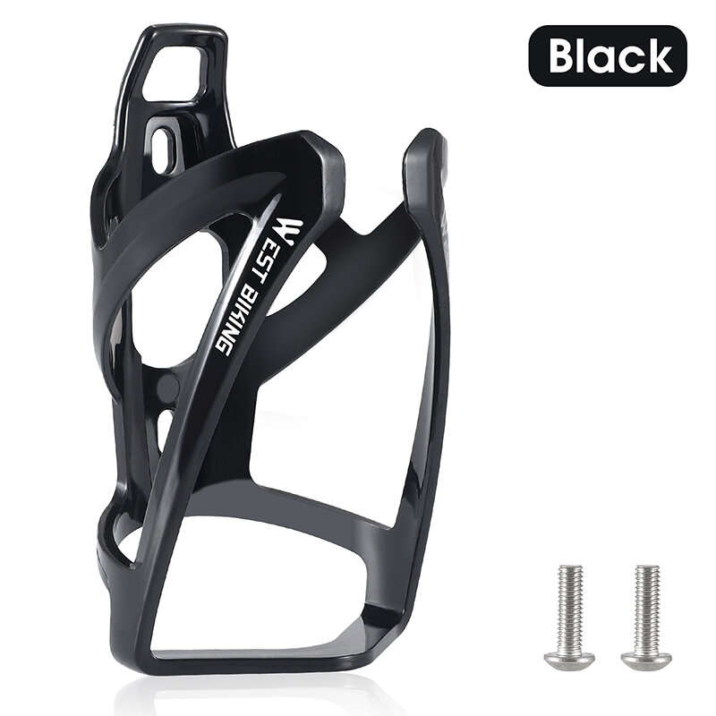 WEST BIKING Curved Bike Bottle Holder Tough Stable Lightweight Fashion Bicycle Watter Cage for MTB R