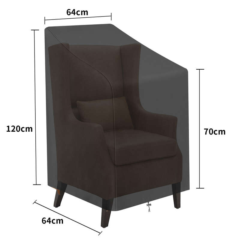 Waterproof Stacking Chair Covers Outdoor Garden Parkland Patio Office Furniture