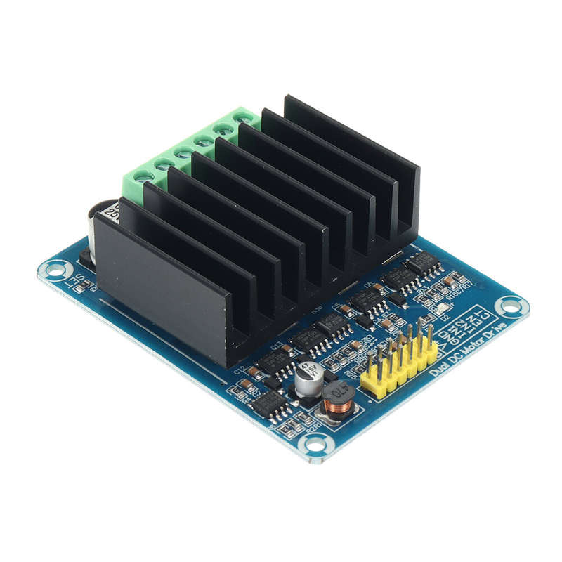 30A DC 5V-12V Dual Channel H Bridge Motor Driver Module Bread Board Controller DHB-01A DC Motor Driv