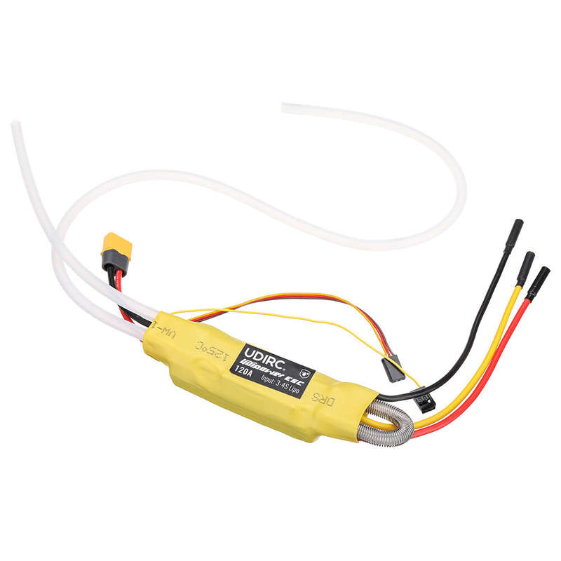 UDIRC UDI022 Tylosaurus RC Boat Spare 120A Brushess ESC 3-4S Water-Cooled Speed Controller UDI022-30