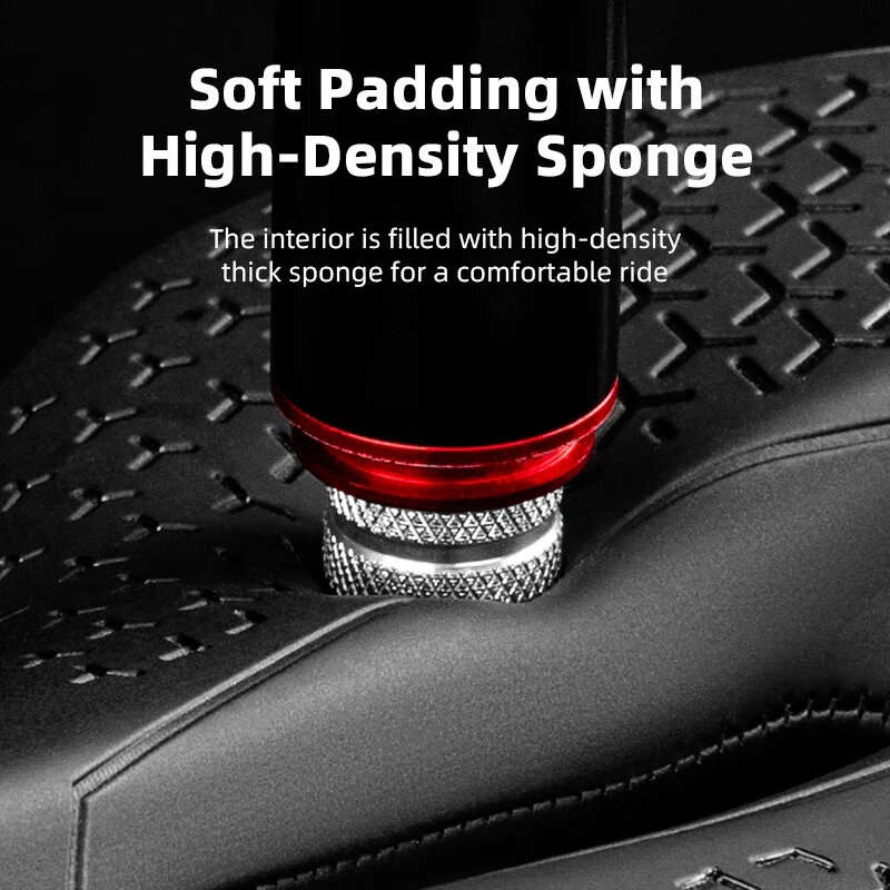 ROCKBROS Soft Bicycle Saddle Bike Soft Comfortable Competition Riding Hollow Seat Cushion for Cyclin