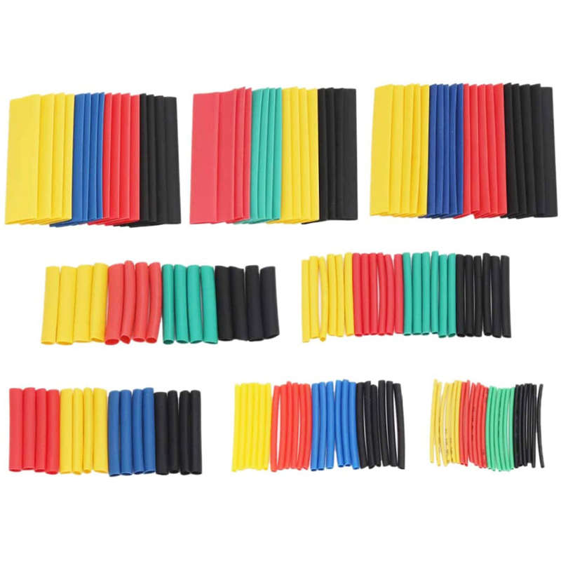 328PCS Heat Shrink Tubing 2:1 Electrical Wire Cable Wrap Sleeving Tube Kit Electric Insulation Heat