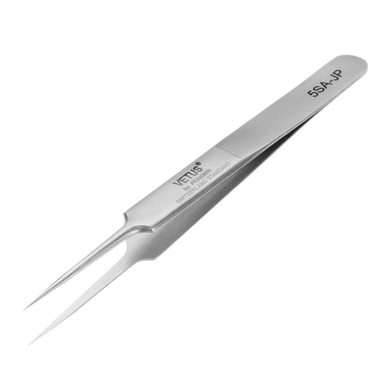 VETUS 5SA-JP Hyperfine High Precision Non-Magnetic Anti-Acid Tweezer Circuit Board Repair Tools