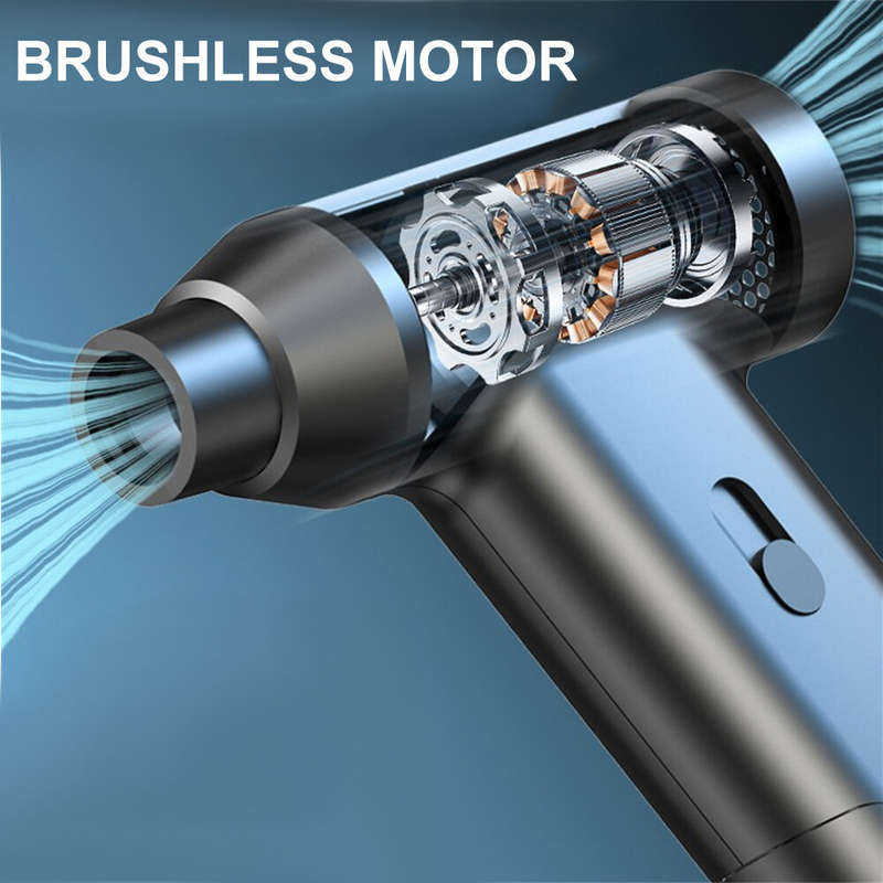 110000RPM Electric Air Duster Brushless Motor Portable Mini Stepless Speed Rechargeable Air Blower f