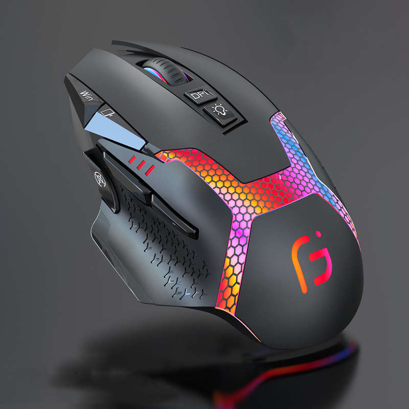 OGORUS Wired Gaming Mouse RGB USB Wired12800 DPI Programmable Gaming Mouse for gamer Mice laptop PC