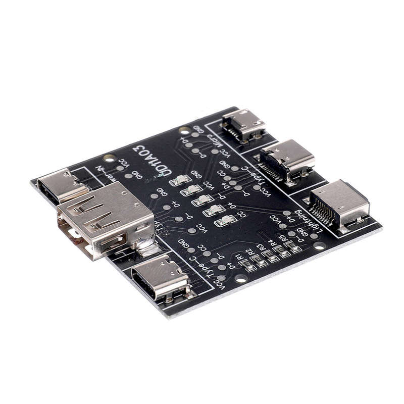 Multifunction USB Cable Tester USB A to Type-c Micro Lighting Short Circuit On-Off Data Cable Test T