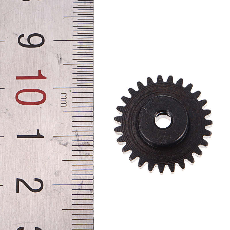 2Pcs/set Decelerate Steel Gear+Motor Gear Wltoys 144001 124018 124019 144010 124016 124017 RC Car Pa