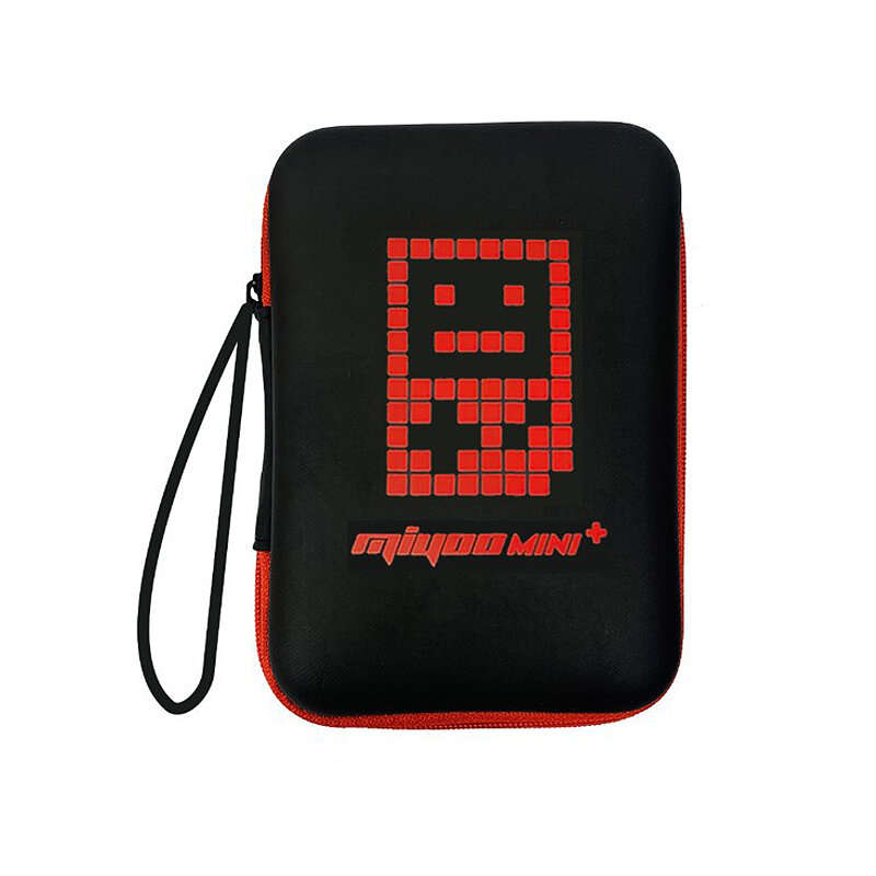 Miyoo Mini Plus Protective Case Retro Portable Scratch-Proof Zipper Handbag Cover for Video Game Acc
