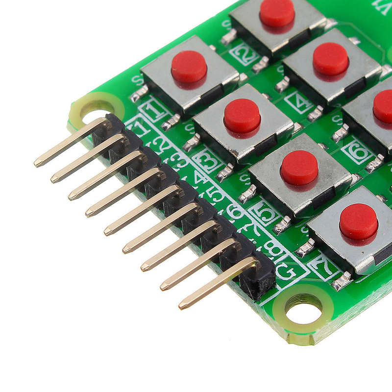 Micro Switch 2x4 Matrix Keyboard 8 Bit Keyboard External Keyboard Expansion Board Module Geekcreit f