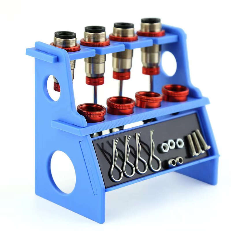 RC Cars Shock Absorber Damper Pits Stand with Magnetic 36218 Mount Screw Suction Cup Spare Parts Too