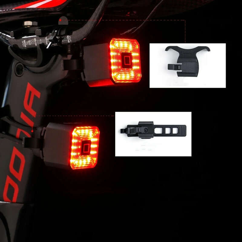 GIYO Smart Bike Taillight 350mAh Battery Waterproof 6 Light modes 26g Lightweight Mini Bicycle Back