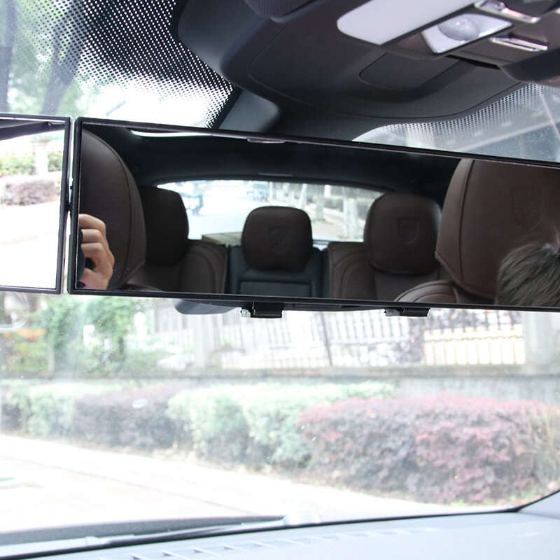 Car Clip On Rear View Mirror Convex Mirror Driving Safety Universal Wide Angle Rear View Mirror Auto