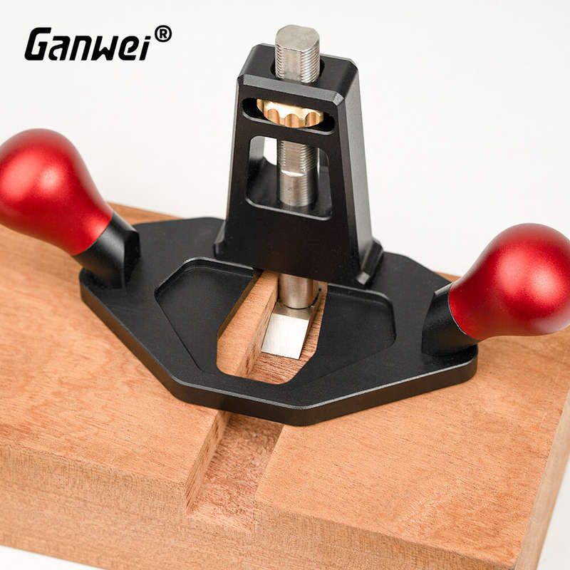 Handheld Router Planer Convenient Depth Adjustment Woodworking Router Plane for Right Angle Tenon Sh