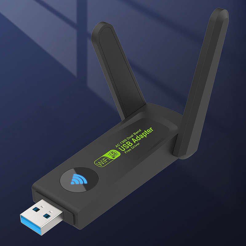 1300M USB3.0 WiFi Adapter 2.4G/5GHz Wireless Dual Band Wi-Fi Dongle Network Card Receiver for PC Des