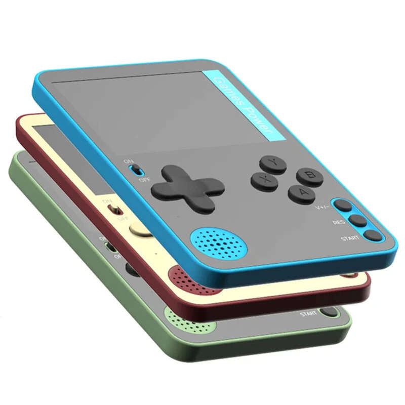 K10 500-in-1 Classic Games Handheld Game Console 2.4-inch LCD Display Retro Video Mini Game Console
