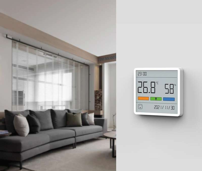 2Pcs Xiaomi DUKA Atuman TH1 Temperature Humidity Meter LCD Digital Thermometer Hygrometer Sensor Gau
