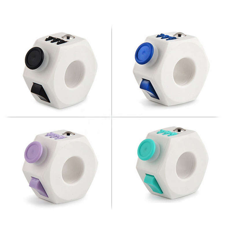 Anti Stress Cube Toy Decompression Toy 6 Faces Press Magic Stress and Anxiety Relief Depression Anti